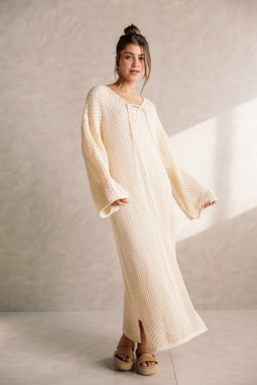 Earthy knit dress - wajad