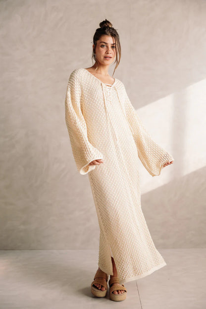Earthy knit dress - wajad