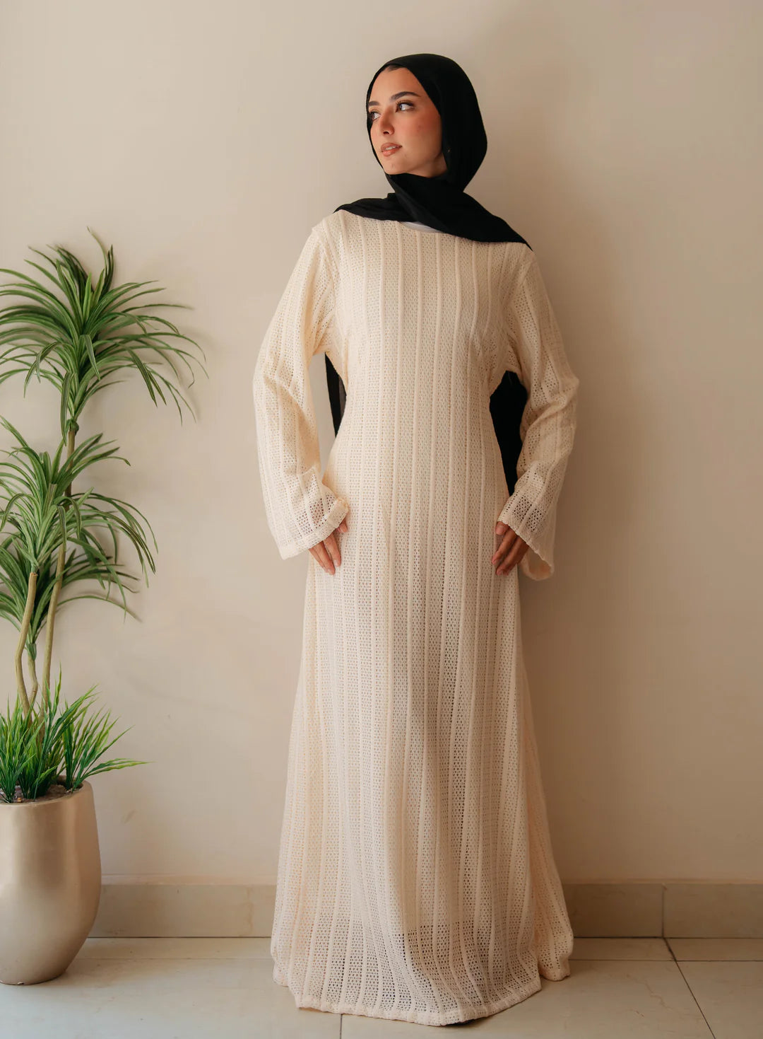 Net Look Dress - Jamila