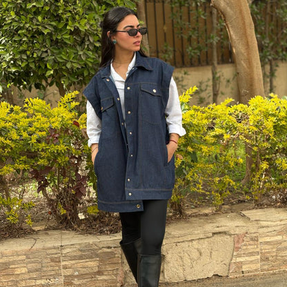 Denim vest - Estringo