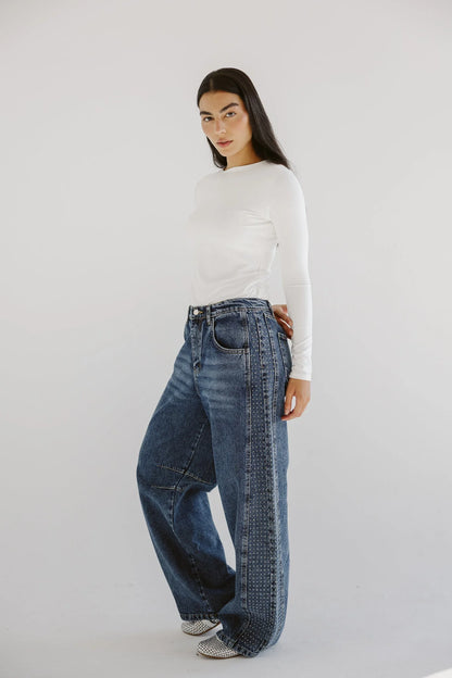 Diamond Parachute Pants - AB-L-Blue