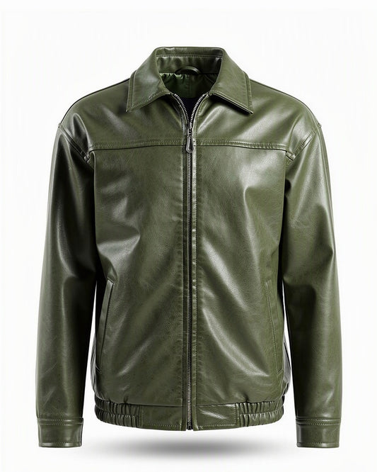 HBShop garment image: Easy leather - Dalia Omar, Olive