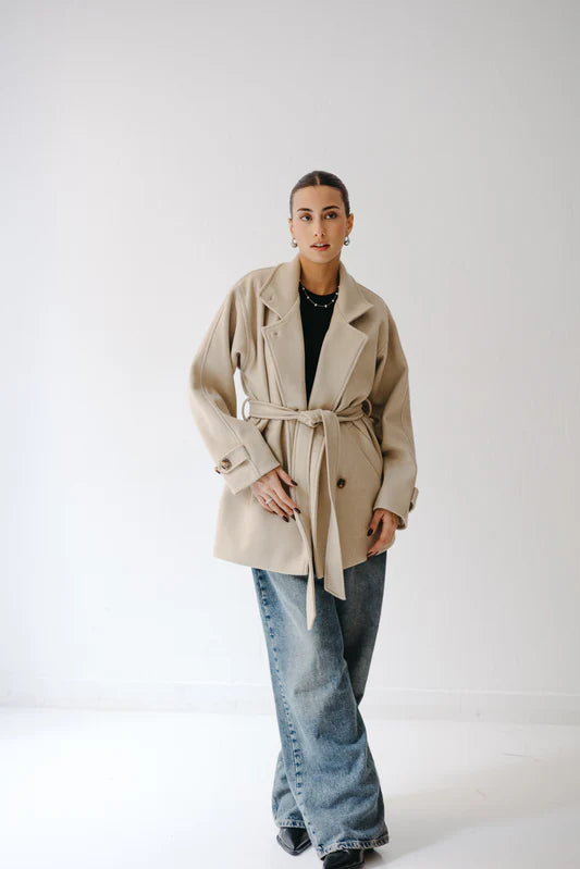 Loft Jacket - Peach & mint