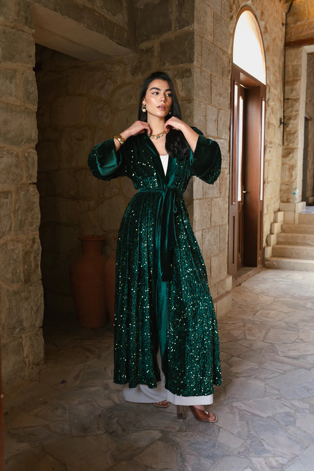 The statement velvet cardigan - Nawara