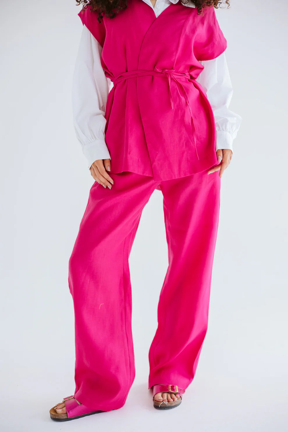 Beach vibes linen pants - Amalia