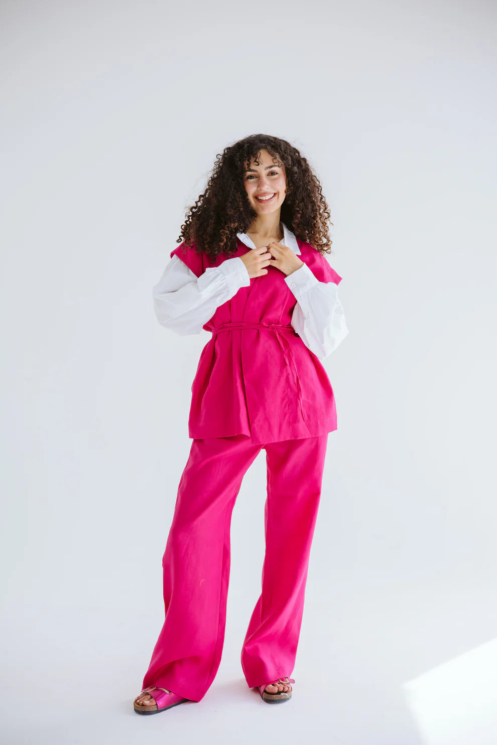 Beach vibes linen pants - Amalia