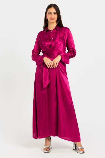 Aaliyah Silk Dress - Honna