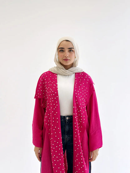 Studded Cardigan - Dalia omar