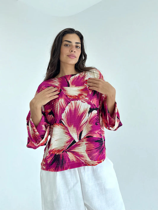 Tropical bloom top - Jeno