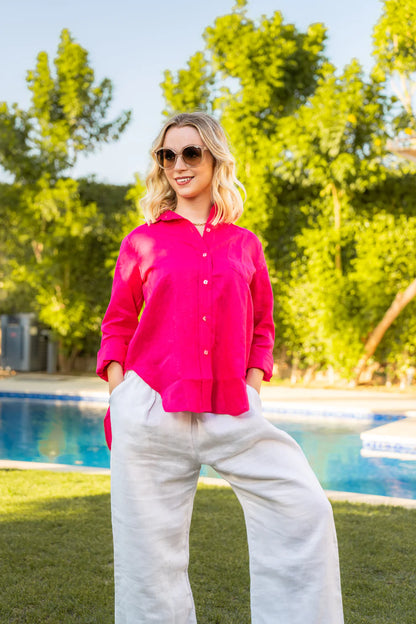 Pure linen shirt - Jeno