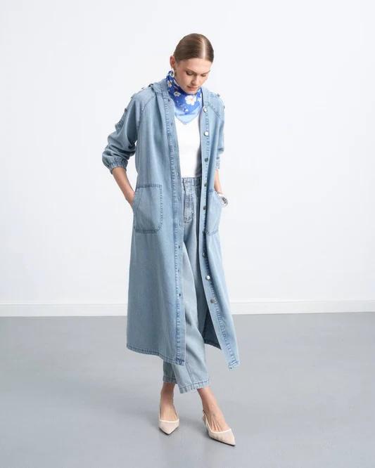 Hooded denim jacket - Magazin
