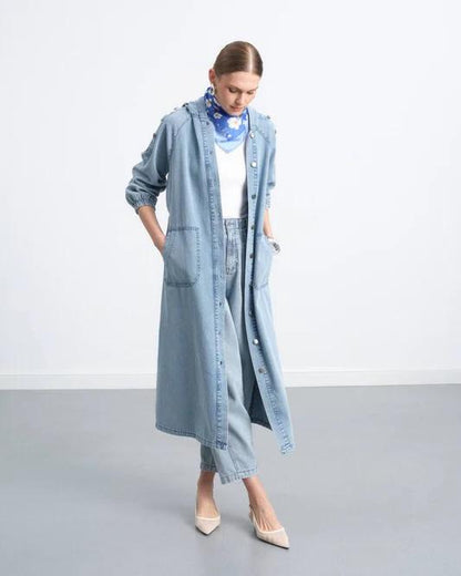 Hooded denim jacket - Magazin