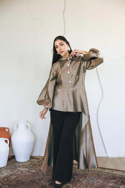 Flow taffeta top - Jeno