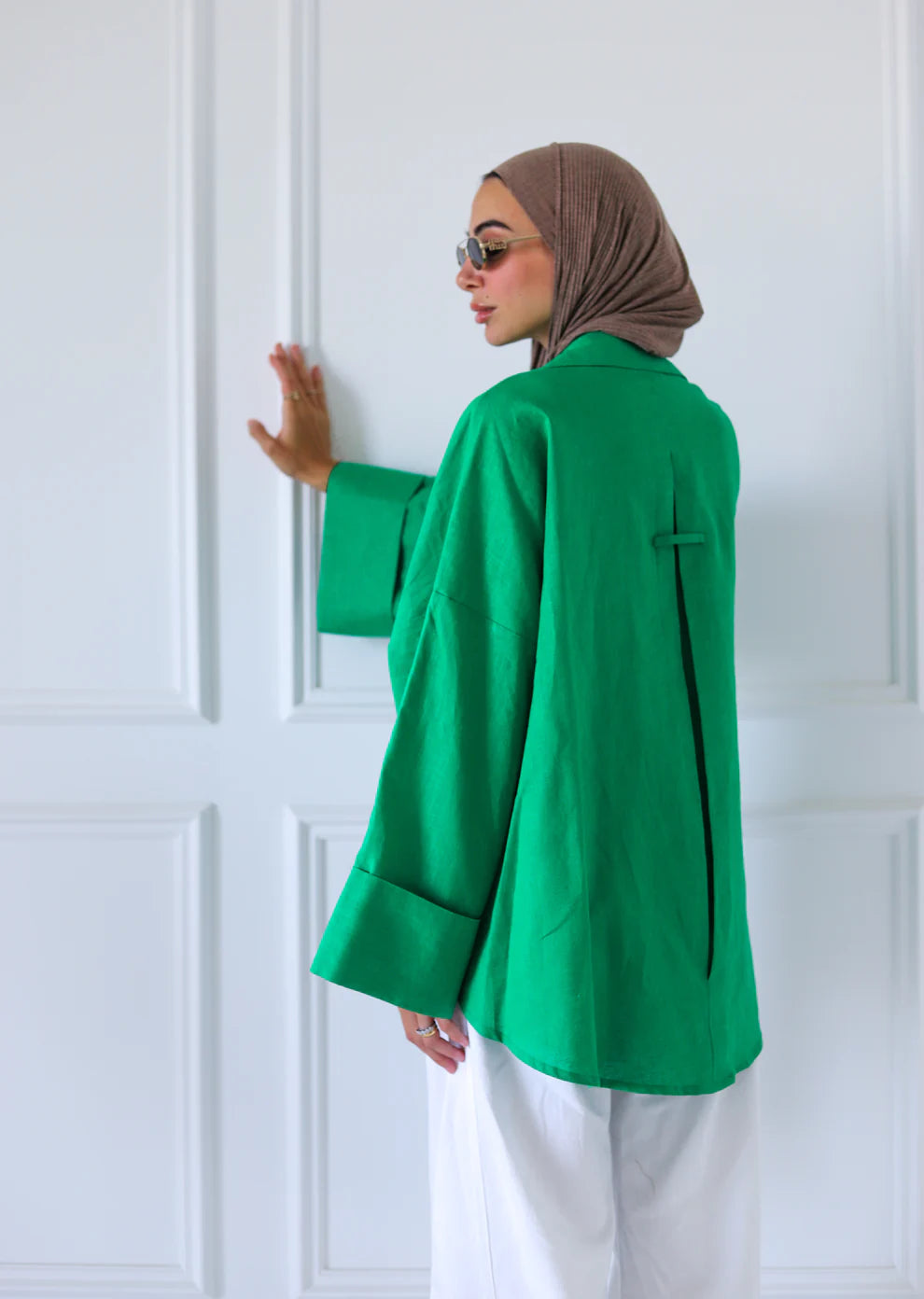 luna linen shirt - zeyylan