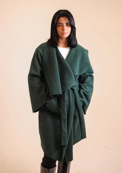The vela wrap coat - Jeno