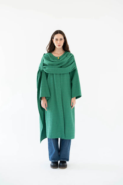 Lina Scarfed Coat Women - Traumen