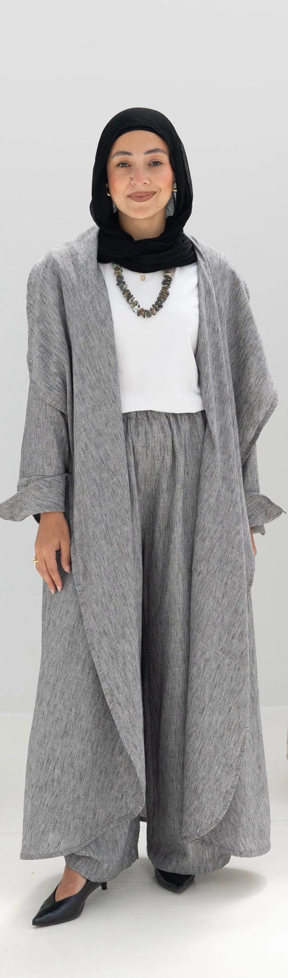 Flow Linen cardigan - Hijab Festival