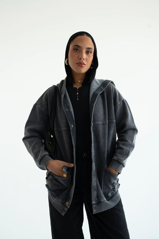 Stone Oversized Jacket -  Taj sisters