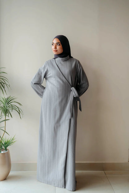 striped cross dress - Jamila