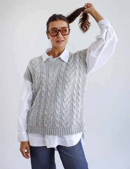 never better knit vest - Amalia