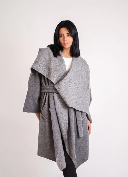 The vela wrap coat - Jeno