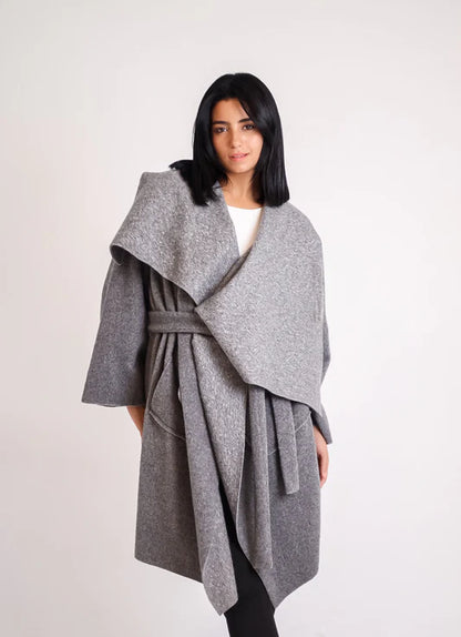 The vela wrap coat - Jeno