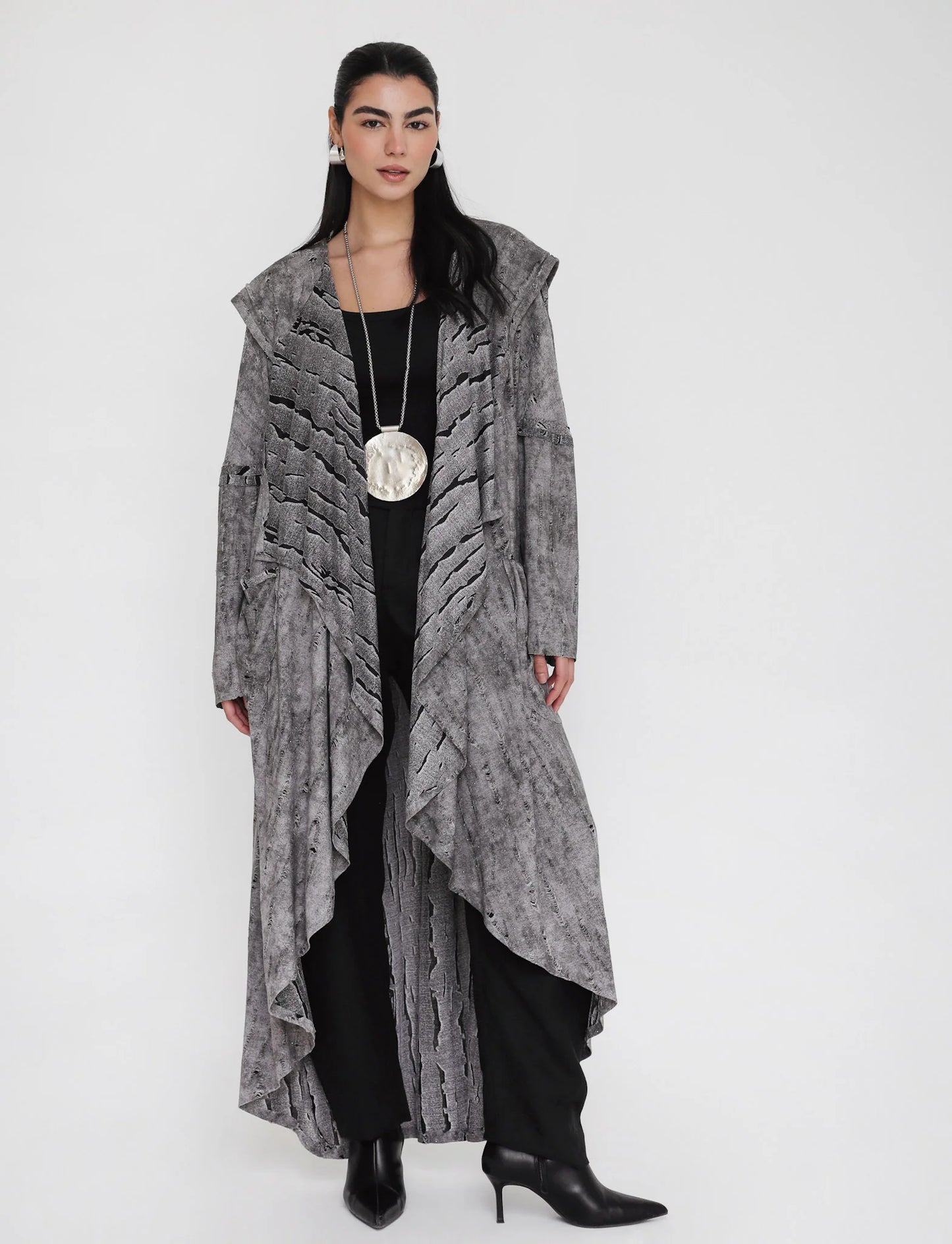 Studded reverse cardigan - Tamaa