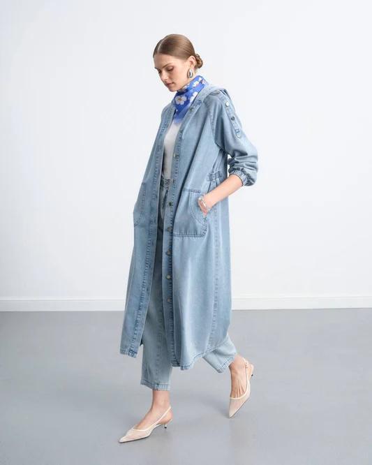 Hooded denim jacket - Magazin