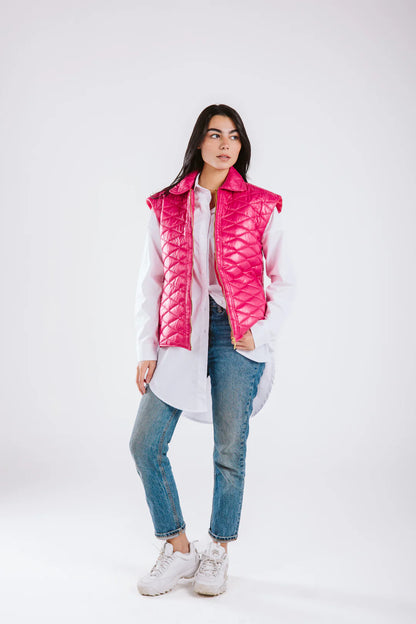 Quilted Charm Vest - Taj sisters