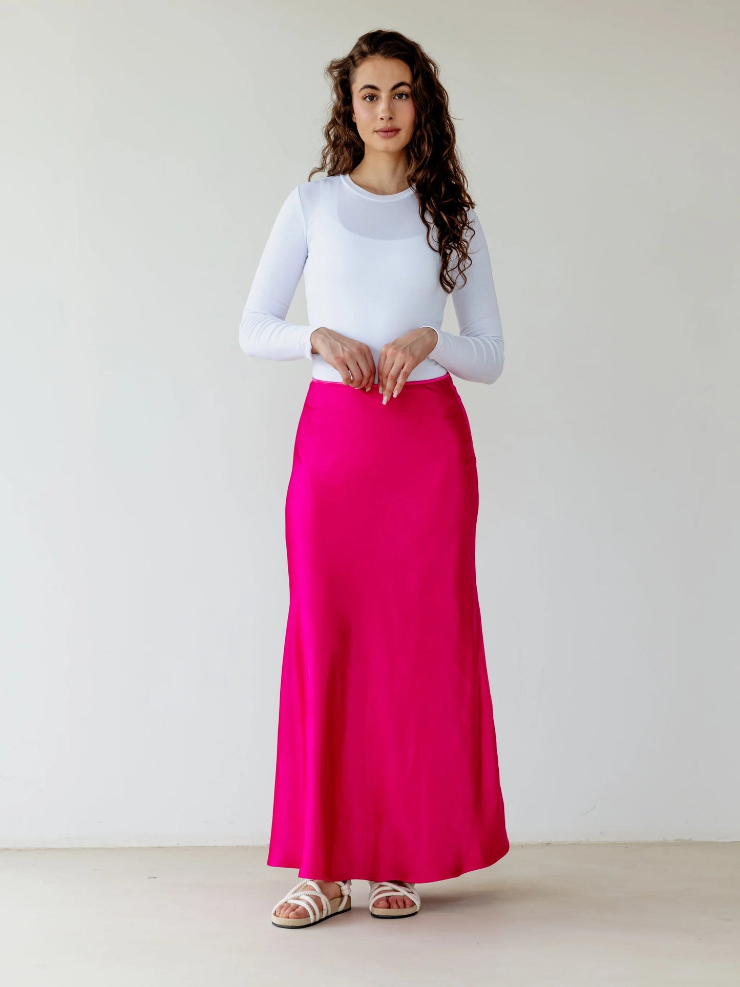 SATIN Skirt- ASCIA