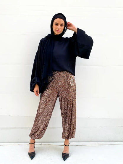 Champange pants - Maison Taj