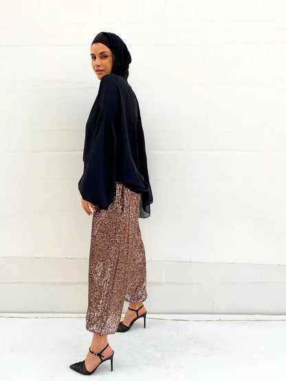 Champange pants - Maison Taj