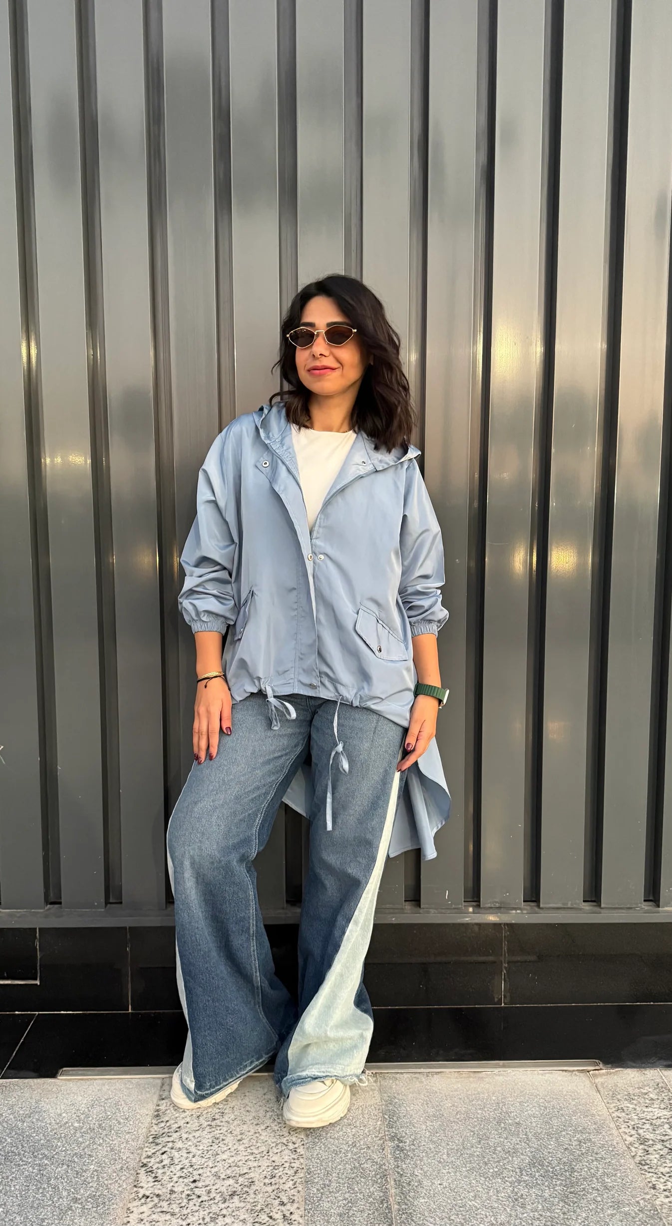 High low zipper jacket - Jeno