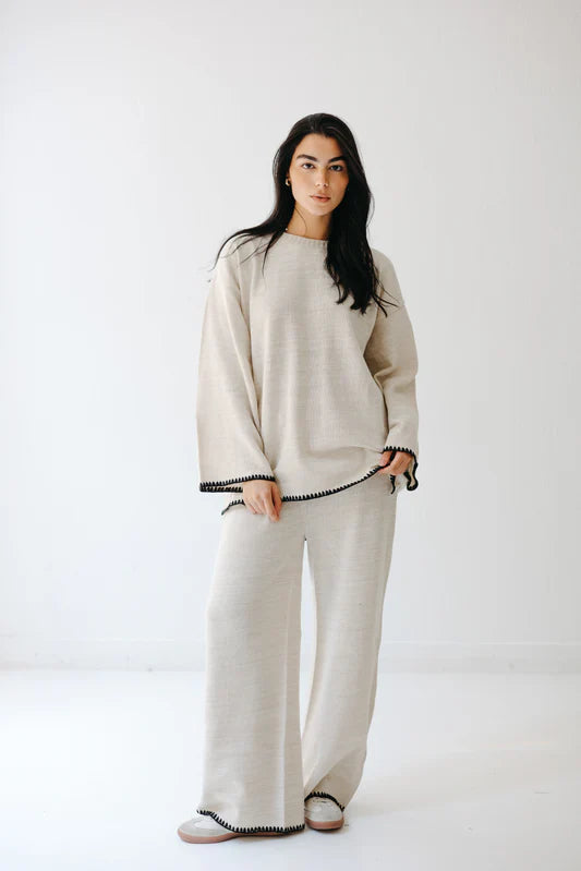 The cozy edge set - Peach and mint