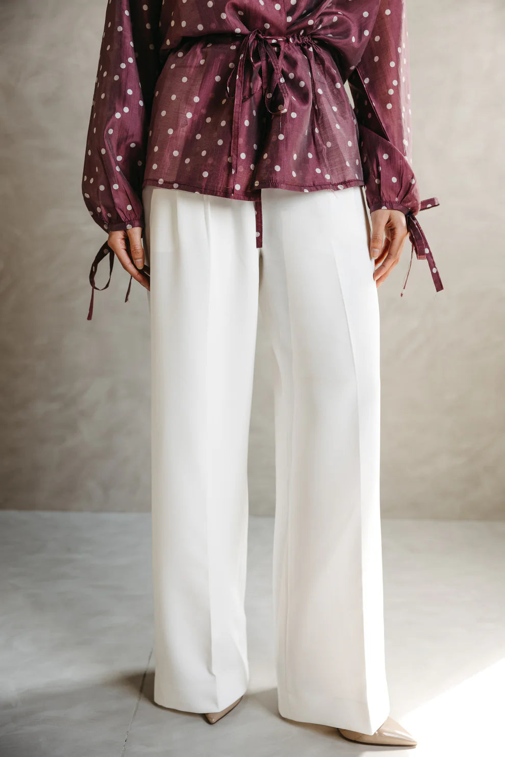The Mono Wide-Leg Pants - P&M