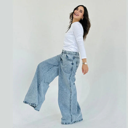 Wide Leg Jeans- AB