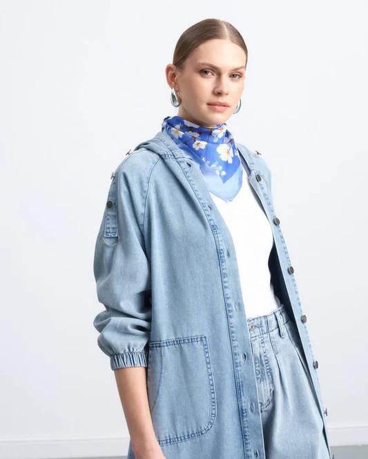 Hooded denim jacket - Magazin