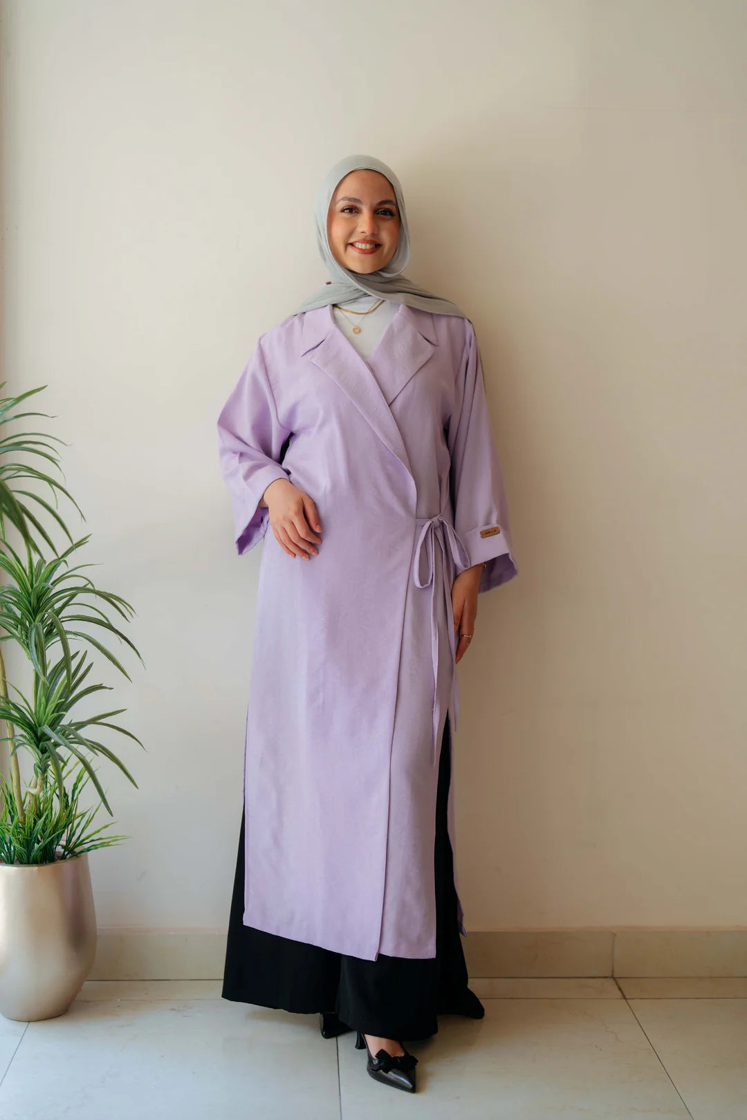 Side tie kimono - Jamila