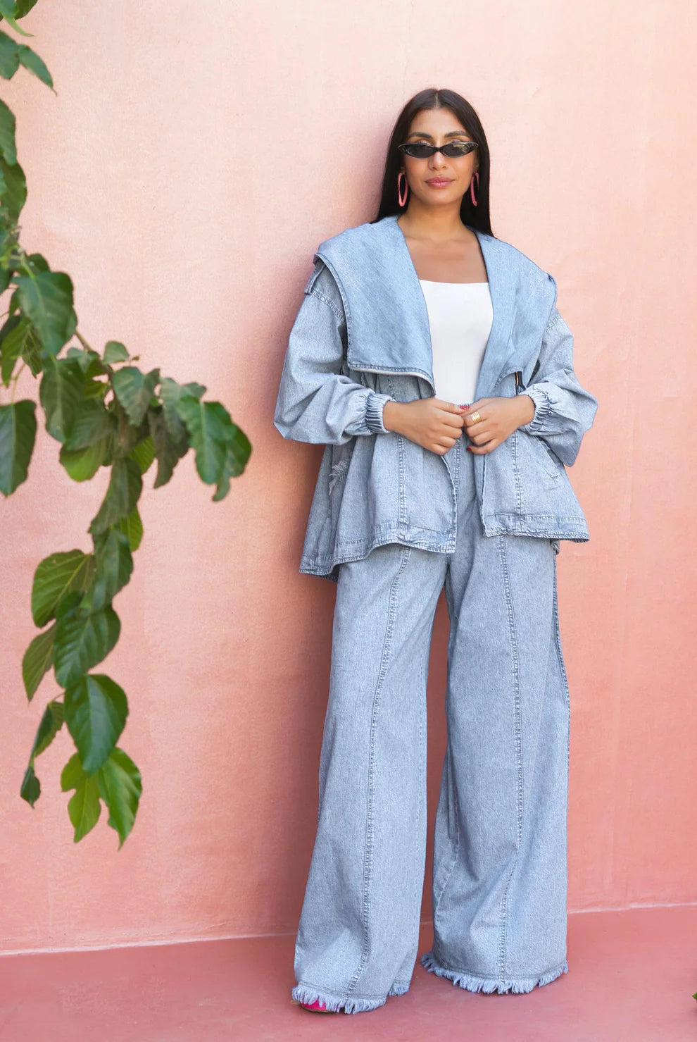 Denim comfy set - Jeno
