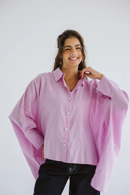 Linen cape - Amalia