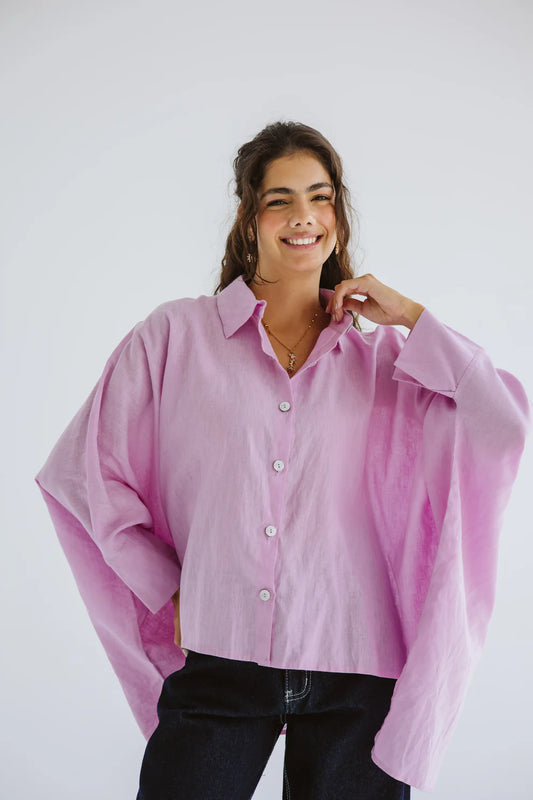 Linen cape - Amalia