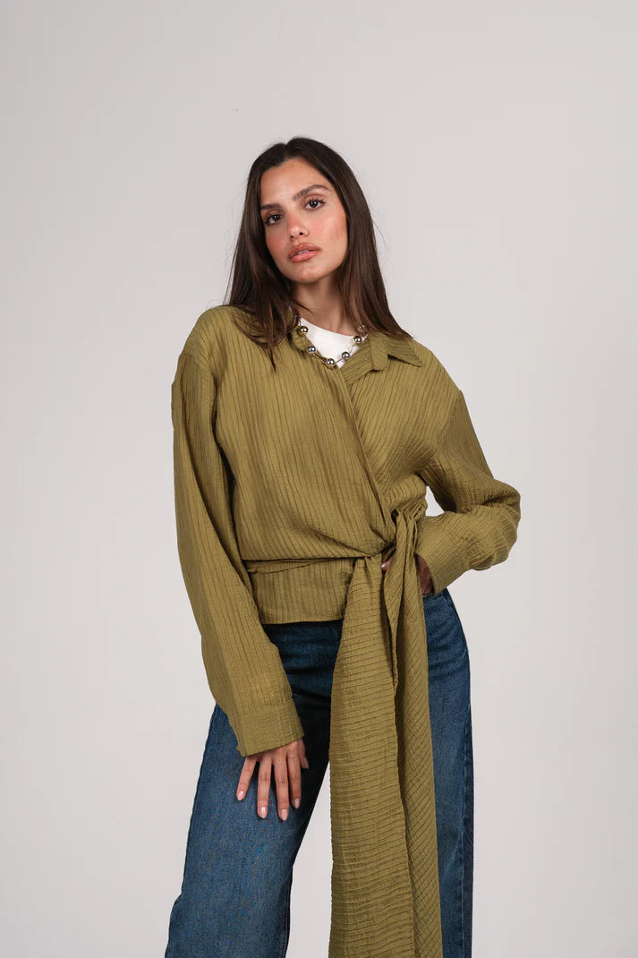 Keep it cool Wrap shirt - OBI