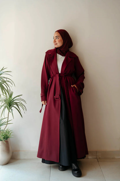 Pleated trench coat - Jamila