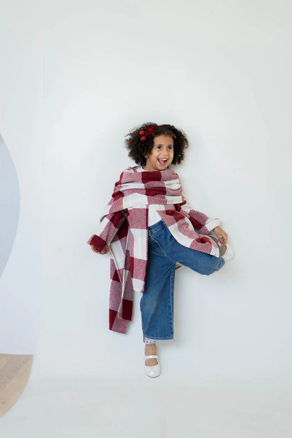 Lina Scarfed Coat kids - Traumen