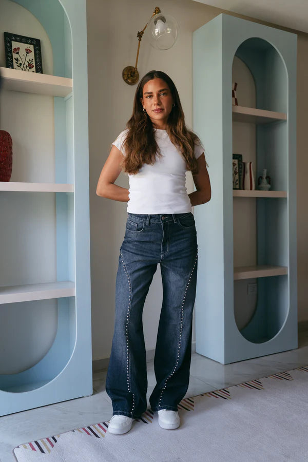 Fearless Studded  Denim - OBI