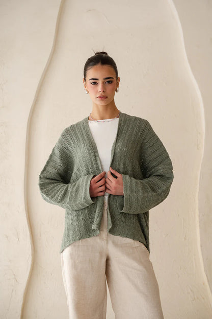 Sunbeam Knit Cardigan in Shimmer - OBI