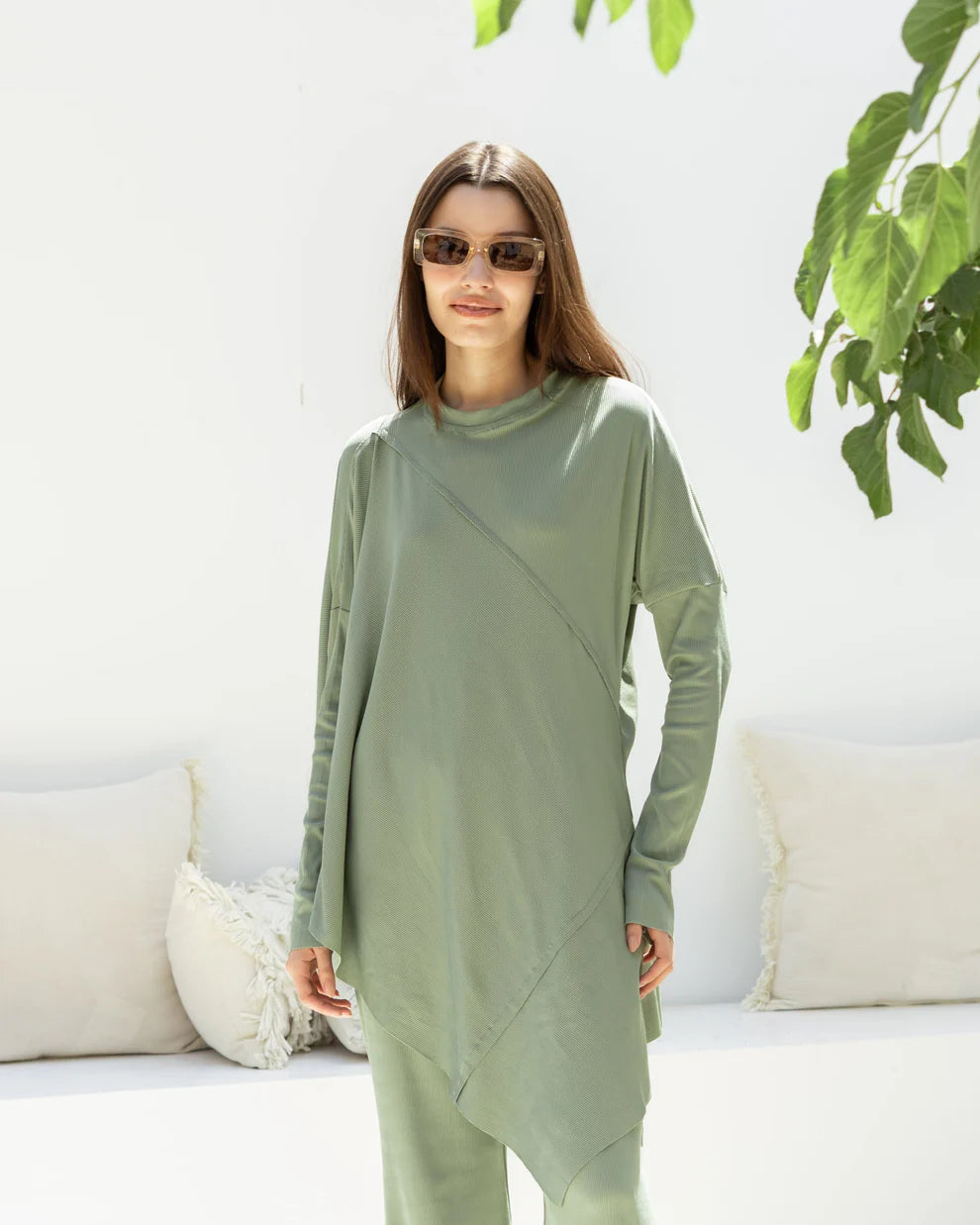 Asymmatric summer top - Jeno
