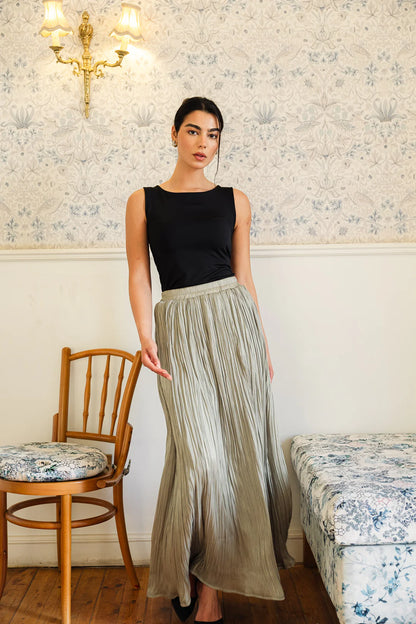 Chiffon sparkling skirt - chiffon