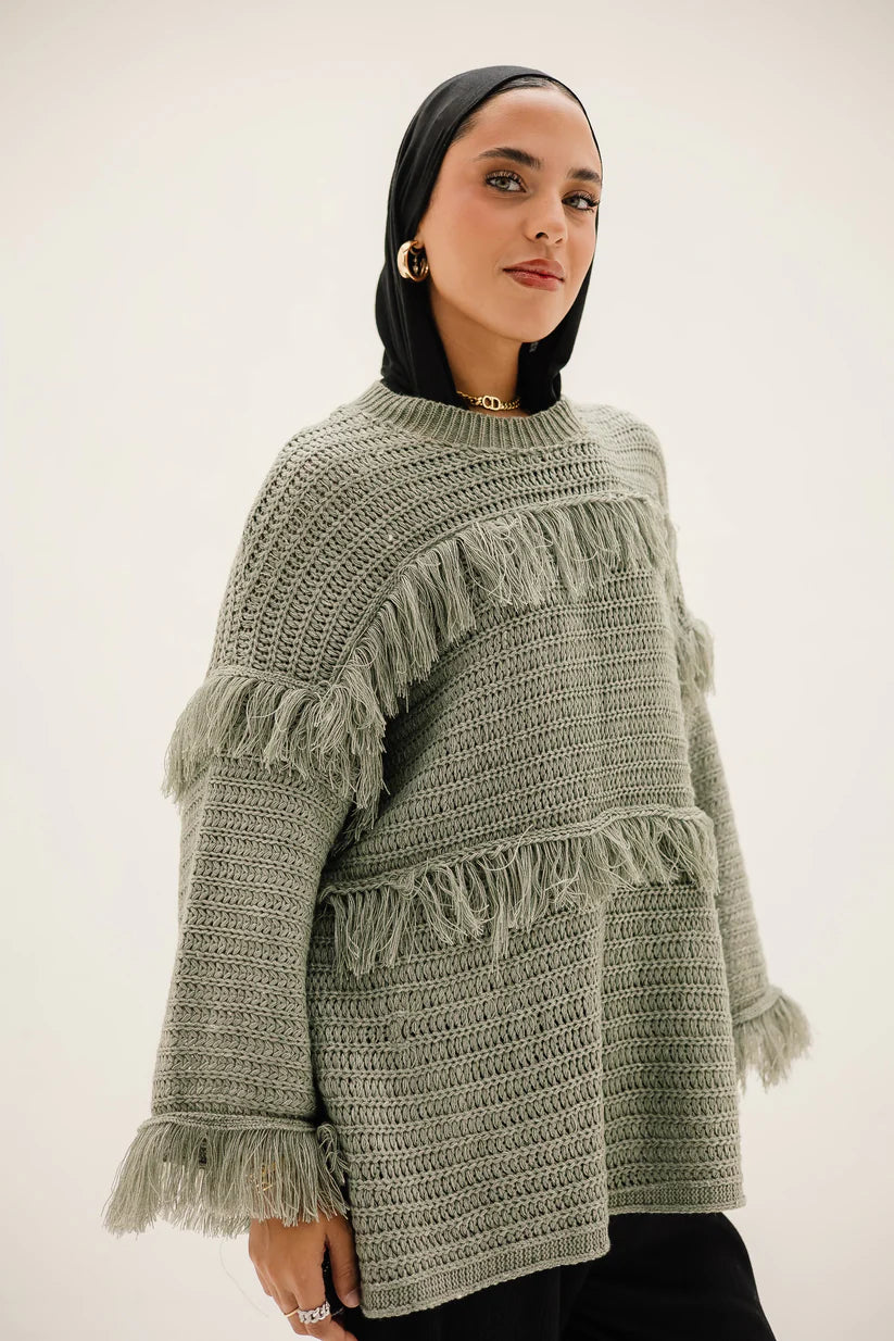 Layered fringe kint - Maison taj