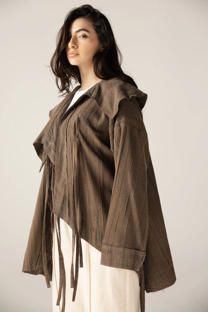 Mocha girl cardigan - AB Essentials